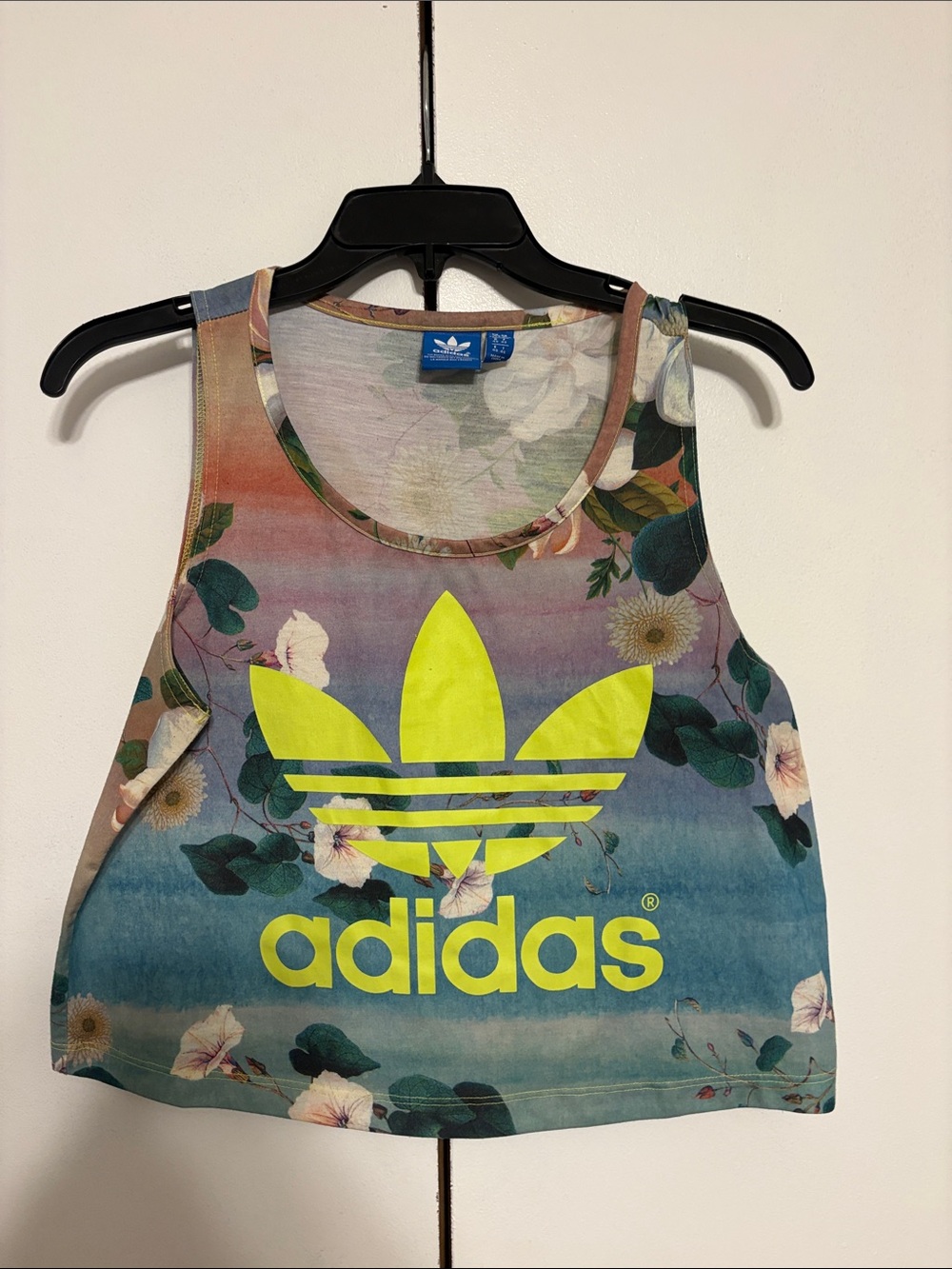 adididas orginal xFarm Rio cropped tank - Floralina